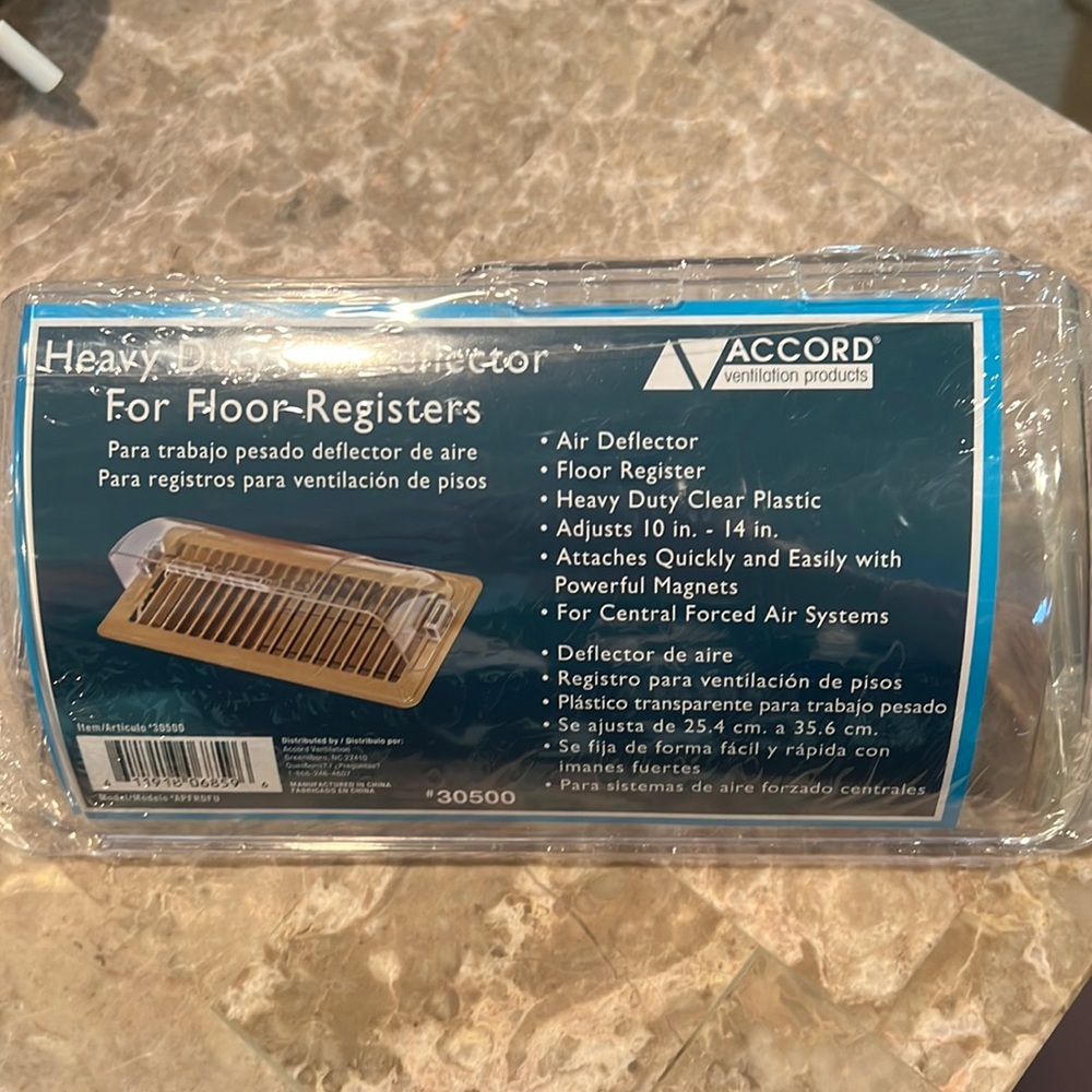 Accord Heavy Duty Air Deflector For Floor Reigsters